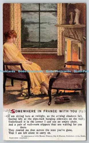 R757993 Somewhere in France with You Bamforth and Co Ltd Songs Series No 5042 1