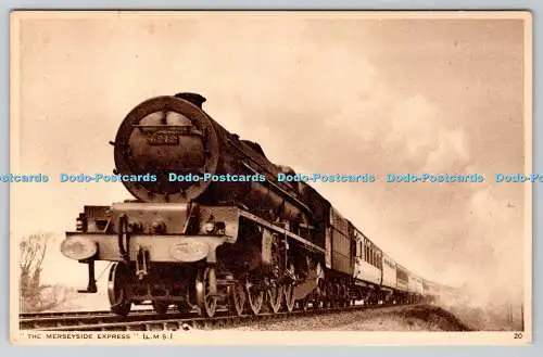 R758040 The Merseyside Express L M S Photochrom Co Ltd