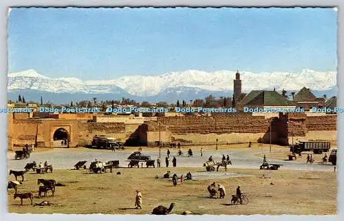 R758147 Marrakesch Panorama a Bab Doukkala Cl Ektachrome 1966