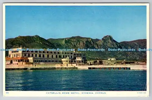 R758151 Cyprus Kyrenia Cattellis Dome Hotel Raphael Tuck and Sons Ltd 1967