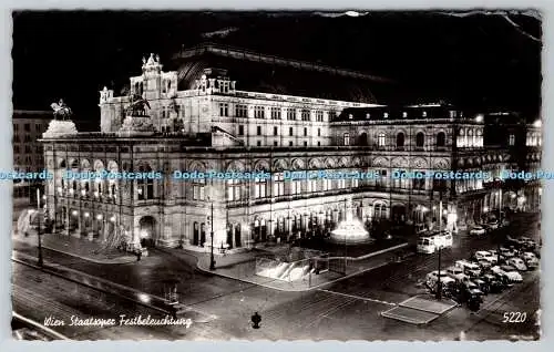 R758162 Wien Staatsoper Festbeleuchtung 1959