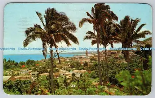 R758167 Panoramablick auf den Ferienort Puerta Vallarta Impresos Permacolor 1971