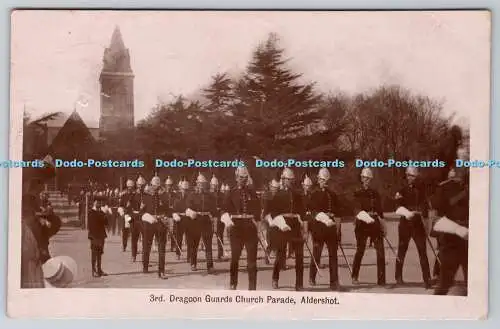 R758240 Aldershot 3rd Dragon Guards Church Parade 1911