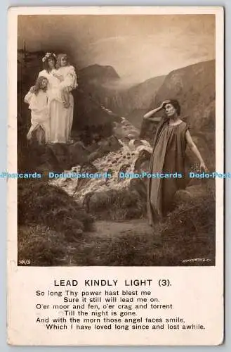 R758576 Blei Kindly Light 3 Bamforth und Co Postkarte 1906