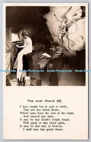 R758692 The Lost Chord 4 Bamforth und Co Postkarte