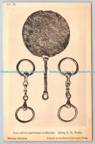 R758738 British Museum Iron Mirror and Bronze Bridle Bits Arras E R Yorks Oxford