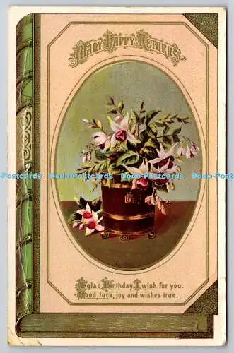 R758843 Viele Happy Returns A Glad Birthday I Wish for You Philco Publishing Co S