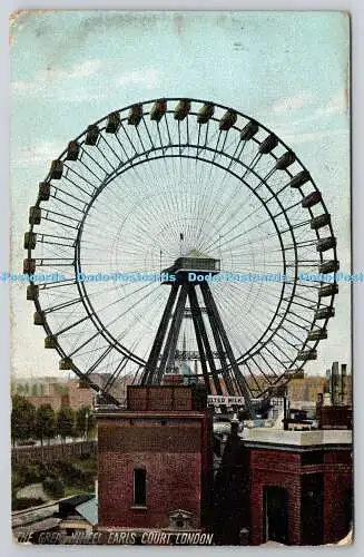 R758904 London The Great Wheel Earls Court P P and P Co 1905