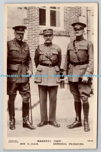 R759184 Marshal Foch Sir D Haig General Pershing J Beagles and Co Ltd RP