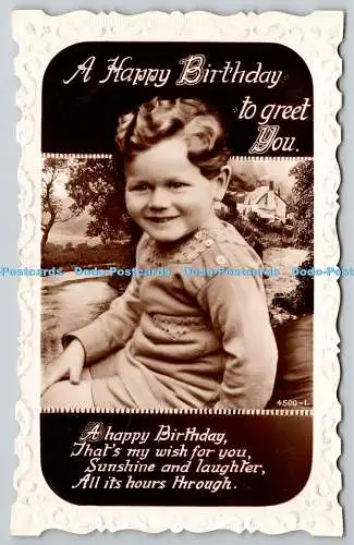 R759213 A Happy Birthday to Greet You Small Boy Windsor Serie RP