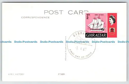 R759299 H M S Sieg Postkarte 1967