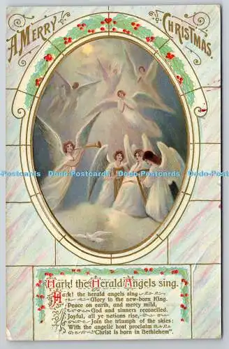 R759328 A Merry Christmas Angels Philco Publishing Co Serie 2337 A