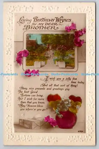 R759336 Liebevolle Geburtstagswünsche für meinen Bruder RP 1924