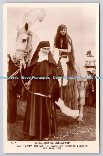 R759397 Miss Muriel Mellerup the Lady Godiva in Coventry Hospital Festzug 29th