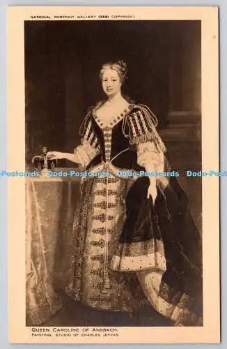 R759498 National Portrait Gallery Queen Caroline of Ansbach B Matthews Studio of