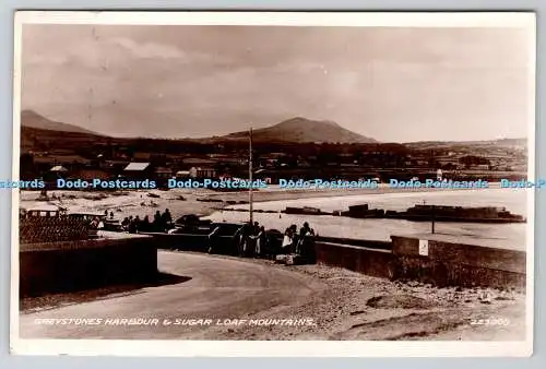 R759545 Greystones Harbour and Sugar Loaf Mountains Valentine 1946