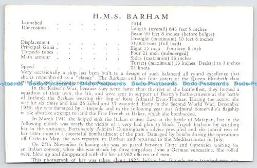 R759570 H M S Barham 1914