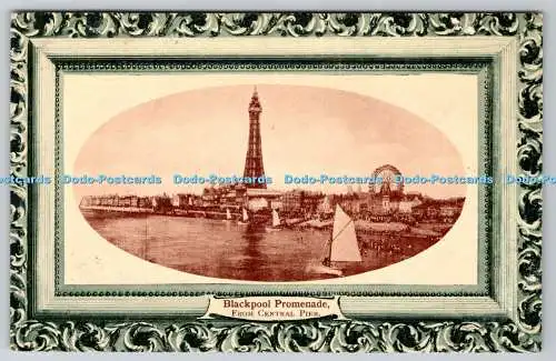 R759813 Blackpool Promenade vom Central Pier E R G und Co Victoria Serie Nr. 21