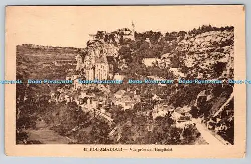 R764514 Roc Amadour Vue Prise de l Hospitalet