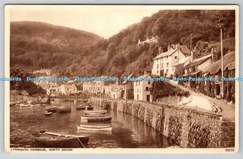 R764531 North Devon Lynmouth Harbour Photochrom Graphic Studio Tunbridge Wells K