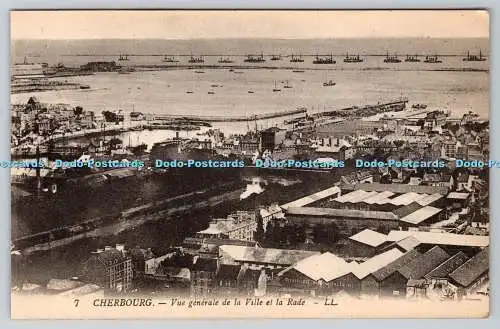 R764598 Cherbourg Vue Generale de la Ville et la Rade LL 7 Levy Fils et Cie Pari