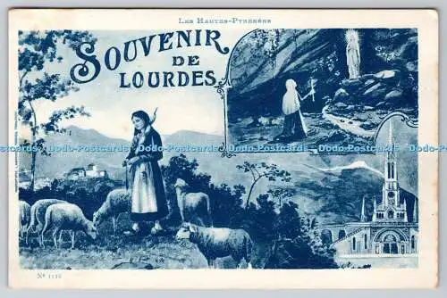 R764631 Souvenir de Lourdes Les Hautes Pyrenees L F Multi View