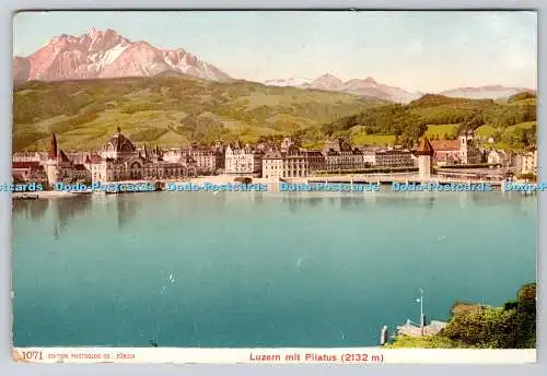 R764632 Luzern Mit Pilatus Photoglob Zürich