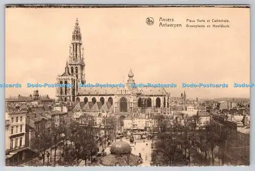 R764654 Anvers Place Verte et Cathedrale Ern Nels Thill Bruxelles