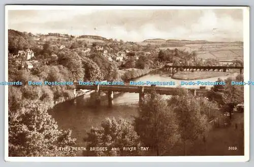 R763040 The Perth Bridges and River Tay J B White Dundee Best Off All Series