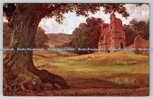 R764713 Leicester Die Ruinen Bradgate Park G Childeric Buxton The Wyvern Serie C