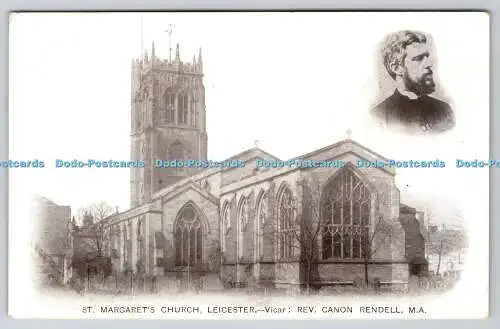 R764721 Leicester St Margaret Church Vicar Rev Canon Rendell M A Criterion Serie