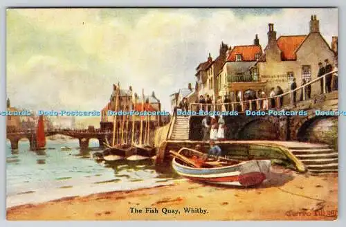 R764792 Whitby The Fish Quay J T R Series No 36