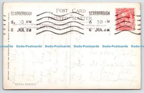 R764822 Scarborough Sands From Spa J Salmon Sevenoaks England