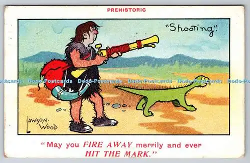 R764857 May You Fire Away Shooting W Davidson London Prehistoric Serie No 25 Hum