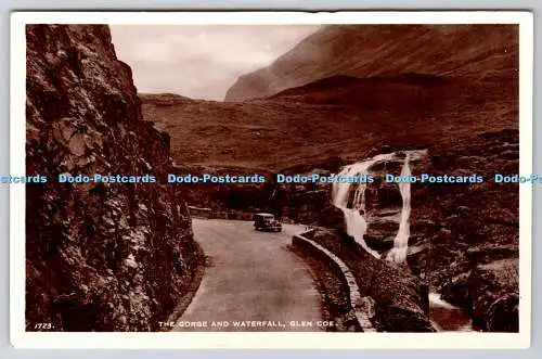 R763199 Glen Coe The Gorge and Waterfall J B White Dundee RP