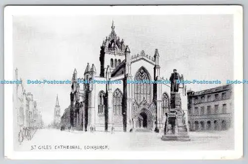 R763204 Edinburgh St Giles Cathedral E T W Dennis London Scarborough Dennis Etch