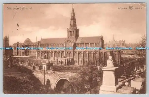 R763214 Glasgow Cathedral W R and S Reliable Series 1905