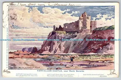 R763220 Tantallon Castle Near North Berwick W and A K Johnston Edinburgh Glasgow