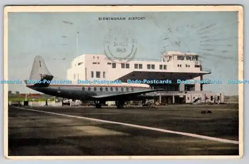 R763225 Flughafen Birmingham British European Airways E T W Dennis 1963