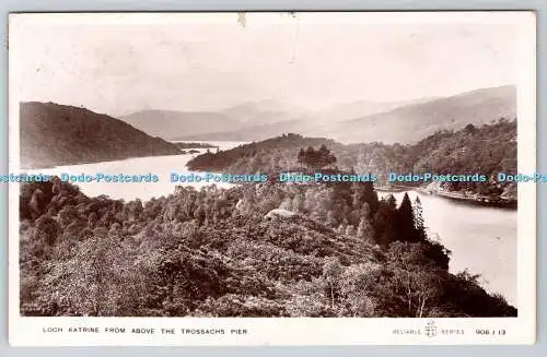 R763239 Loch Katrine von oben am Trossachs Pier W R und S zuverlässige Serie 190