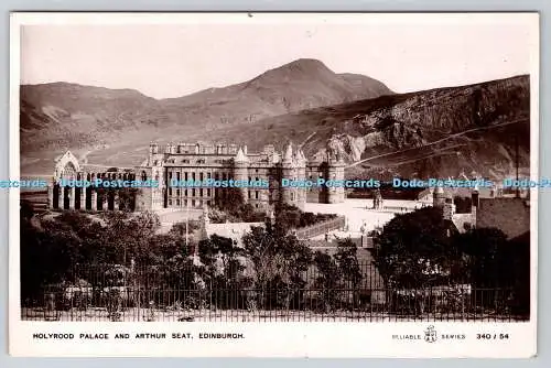 R763241 Edinburgh Holyrood Palace and Arthur Seat W R and S Reliable Series 1907