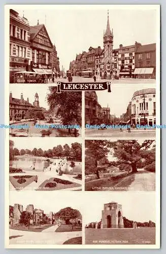 R764935 Leicester Clock Tower Valentine Photo Type Multi View