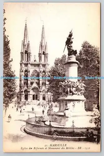 R764938 Marseille Eglise des Reformes et Monument des Mobiles