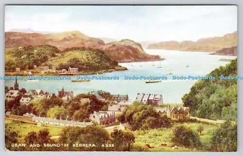 R763272 Oban und Sound of Kerrera Valentine Art Farbe Brian Gerald