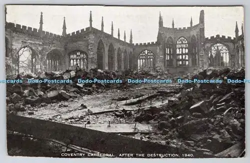 R763317 Coventry Cathedral After the Destruction M Dabyshire