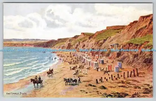 R763333 Filey The Sands J Salmon Sevenoaks England A R Quinton