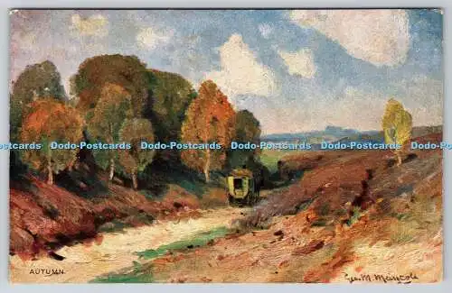 R763337 Herbst H M Leinwand Postkarte Old England Serie