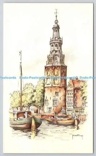 R765035 Amsterdam Montelbaanstoren H M Hoefman