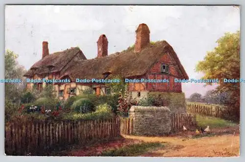 R763372 Stratford on Avon Anne Hathaway Cottage J Salmon Sevenoaks England W W Q