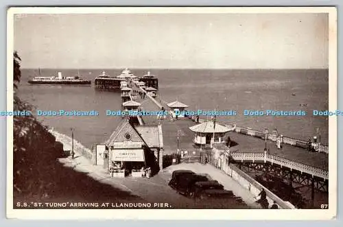 R763481 S S St Tudno Ankunft am Llandudno Pier 1952